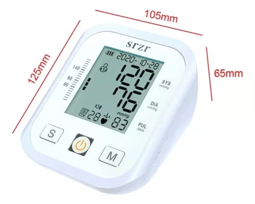 Monitor de Presión Arterial Digital WOWI – Tensiómetro de Brazo con Pantalla HD