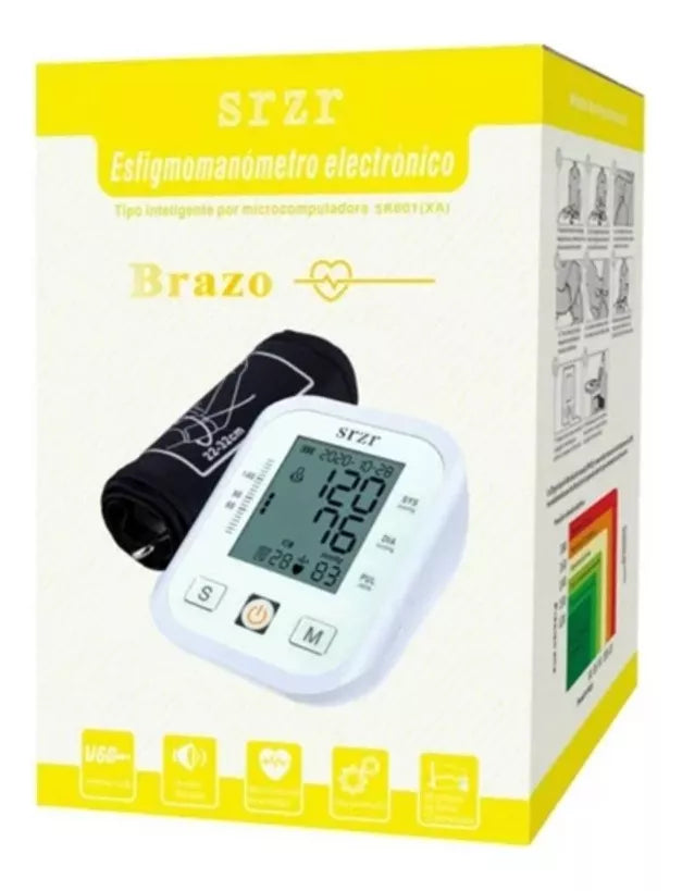 Monitor de Presión Arterial Digital WOWI – Tensiómetro de Brazo con Pantalla HD