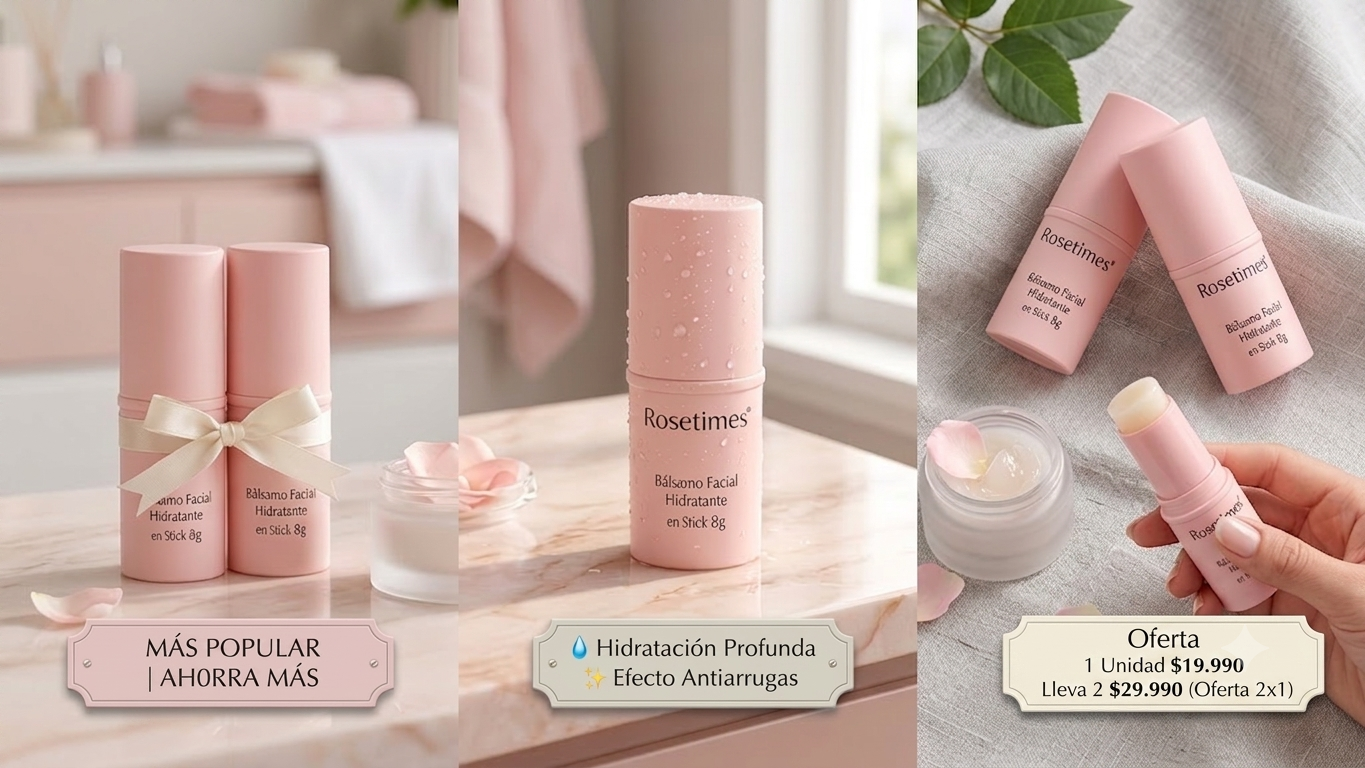 Bálsamo Facial Hidratante Antiarrugas