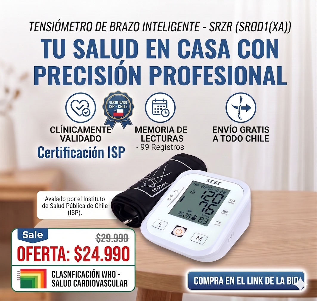 Monitor de Presión Arterial Digital WOWI – Tensiómetro de Brazo con Pantalla HD